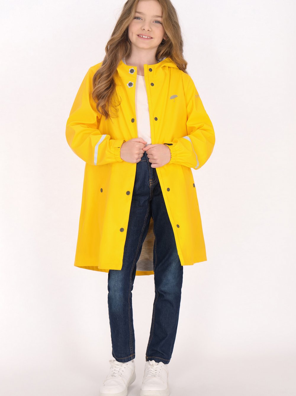 Schmuddelwedda Regenmantel Mädchen gelb, 128 Image