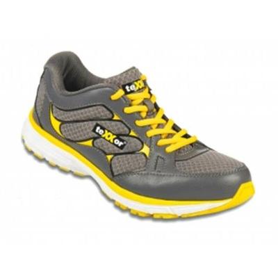 teXXor® S1P-Sicherheitshalbschuhe ROUBAIX grau/gelb EN ISO 20345, 6116 Gr.43