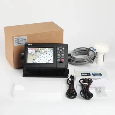 Xinuo XF-520 5-inch' Marine GPS Navigator Color LCD Display Positioning Boat Chart Plotter GPS Navigation with Xinuo-map