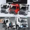 1:14th Scale Simulation Plastic Open-door Cockpit Car Shell Set for DOUBLE E HOBBY Tamiya RC Dump