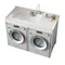 Xk Alumimum Balcony Double Washing Machine Cabinet with Washboard Combination Wash Wardrobe