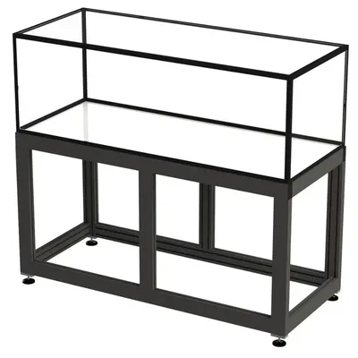 Aquarium Stands 30/40MM Aluminium Alloy Fish Tank Stand Adjustable Heavy Duty Reptile Tank Stand Rack Shelf Customised DIY Stand