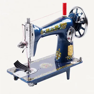 Household Sewing Machine Old-fashioned Sewing Machine Head Jeans Fabrics Sewing Machine Pedal