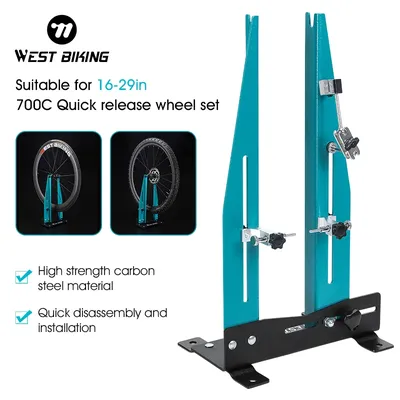 WEST BIKING Wheel Truing Stand 29in Bike Wheel Calibration Stand Truing Stand Bicycle Wheel Truning Rims Correction Stand
