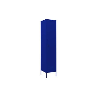 vidaXL Schließfachschrank Marineblau 35x46x180 cm Stahl