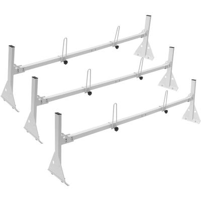 VEVOR Dachleiterträger Relingträger 3 Stk. 1430–1560 mm Länge Einstellbar Truck Rack 200–215 mm Image
