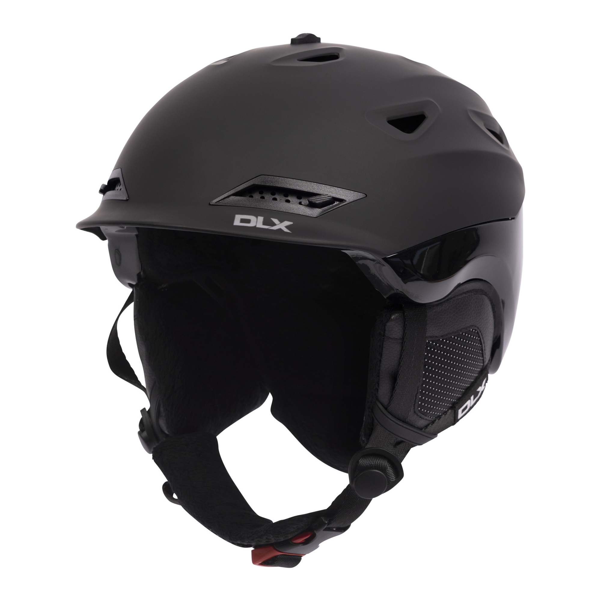 Renko DLX Skihelm für Erwachsene (Schwarz) Image