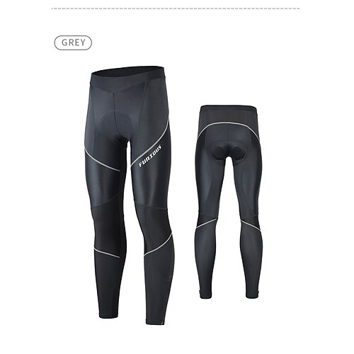 Herren Fahrradhosen Fahhrad Unterteile Sport 4D Pfad Weich Kompression Elastisch Schwarz Rot Bekleidung Fahrradbekleidung Image