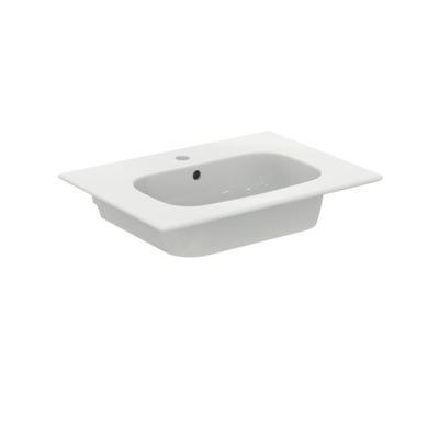 Ideal Standard Möbelpaket i.life A m.Waschtisch 60cm u.Schrank m.schwarzem Griff Weiss matt, K8742DU K8742DU