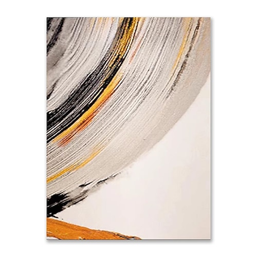 handgefertigte Ölgemälde Leinwand Wandkunst Dekoration modern abstrakt orange für Wohnkultur gerollt rahmenlos ungedehnt Gemälde Image