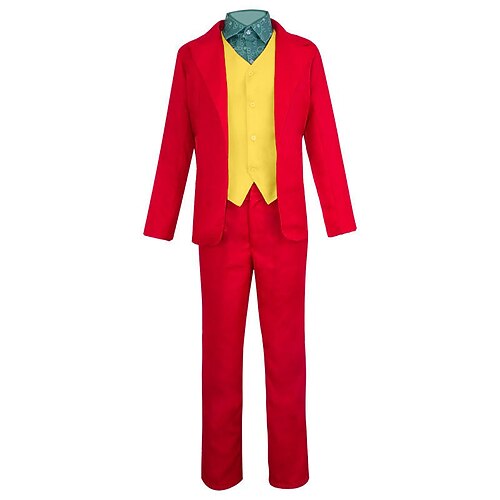 Buchwoche 2026 Joker Outfits Anzüge Blazer Kostümparty for Herren Erwachsene Karneval Party Leistung Image
