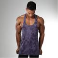uomini muscolosi palestra stringer canotte bodybuilding allenamento senza maniche camicie (camo blue, us medium (tag xl))