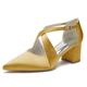 eleganti tacchi a spillo in raso bianco da donna con punta affilata – design con cinturino incrociato per matrimoni, feste formali e occasioni speciali