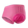 Arsuxeo Per donna Sottopantaloncini da ciclismo Inverno Estate Coolmax Silicone Poliestere Nero Rosa Tinta unica Bicicletta Pantaloncini / Cosciali Pantaloncini intimo Pantaloncini imbottiti di