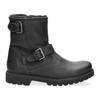 Winterstiefelette PANAMA JACK "Faust", Herren, Gr. 45, schwarz, Nappaleder, klassisch, Schuhe, mit Logoprägung an der Ferse