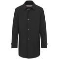 Bugatti HERRENMANTEL POPELINE Gr. 52 in schwarz | 100% Polyester