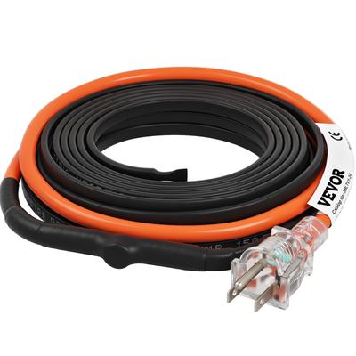Self-Regulating Pipe Heating Cable for Pipes Freeze Protection, Protects PVC Hose, Metal and Plastic Pipe from Freezing