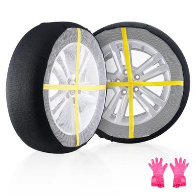 Thickened Snow Socks for Tires for Car SUV Pickup Truck - 16.3×14.8 in