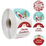 500pcs Merry Christmas Stickers Christmas Theme Seal Labels Stickers For DIY Baking Package Envelope Stationery Decoration Adhesive labels Happy Christmas Decorative labels Children's Toys Gift