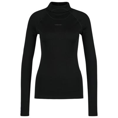 Icebreaker - Women's 300 MerinoFine Polar L/S Roll Neck - Merinounterwäsche Gr L schwarz Image