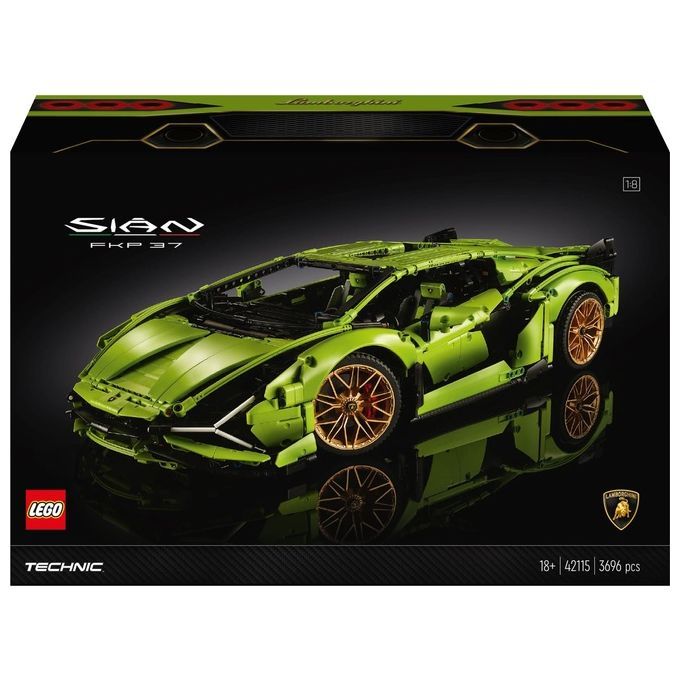 LEGO Technic 42115 Lamborghini Sián FKP 37, Set con Auto Sportiva, Mod