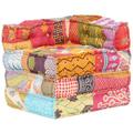 VIDAXL - Pouf Modulare in Tessuto Patchwork