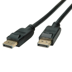 ROLINE RM DisplayPort Kabel, v1.4, DP ST - ST, schwarz, 1 m Image