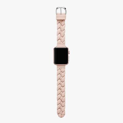 Kate Spade Accessories | Kate Spade Braided Leather 38-49mm Band For Apple Watch Nwt | Color: Pink | Size: Os