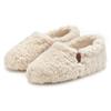 Hausschuh ELBSAND, Damen, Gr. 39, beige, Obermaterial: 100% Polyester. Futter: 100% Polyester. Decksohle: 100% Polyester. Laufsohle: 100% Synthetik, unifarben, casual, Schuhe, mit kuscheligem Fellimitat, Pantolette, Pantoffel, Hüttenschuh