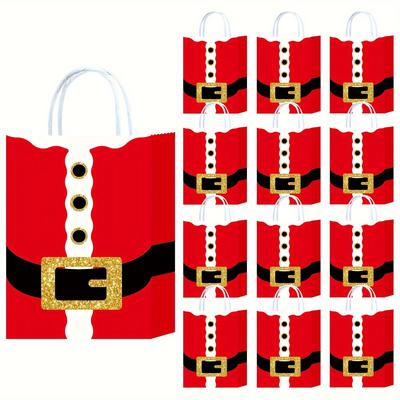 TEMU 12pcs Christmas Gift Bags - For Presents, Treats & At Parties