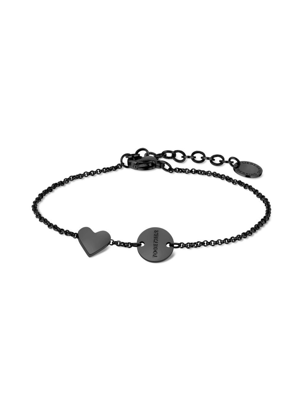 Liebeskind Berlin Armschmuck Together, Today, Everyday Damen schwarz, ONE SIZE Image