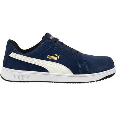 Puma Iconic Wildleder Navy Low S1PL esd fo hro sr Arbeitsschuhe - 45 eu - Blau - Blau