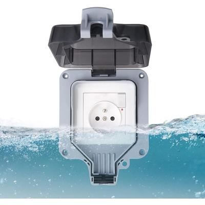 IP66 wasserdichte Steckdose, wasserdichte Wand-Außensteckdose, staubdichte Wandsteckdose für den Image
