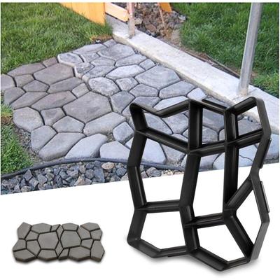 Betonform Gehwegform Kunststoffschalung Formen für Betonplatten für den Garten 42,5 x 42,5 x 4 cm