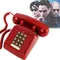 Téléphone fixe rétro, décoration à l