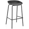 Tabouret de bar Grego, noir, 75 cm