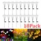 18PC lampes de jardin solaires alimenté luciole lumières extérieures étanche lumières de jardin