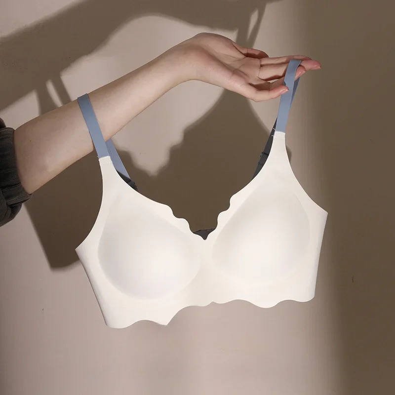 BH Bralette pour femme sans armatures, bretelles réglables, soutien supérieur, dos élégant, confort pur, lingerie féminine