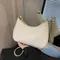 Sac sous les bras rétro en cuir PU solide pour femmes, sacs à main Hobos, sacs à bandoulière pour dames, sacs à main initiés à la mode