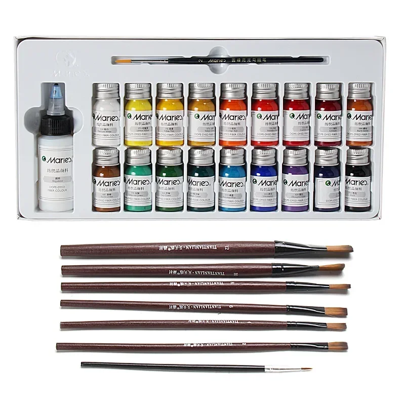 Modèle d'impression 3D coloration pigment spécial PLA ABS post-traitement bricolage Kit de coloriage outil 18 couleurs