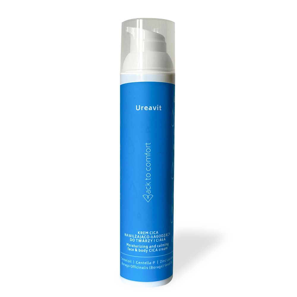 Ureavit CICA Crema Idratante e Lenitiva per Viso Corpo Back To Comfort