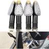 4 pièces/ensemble universel moto Led clignotants longs courts clignotants clignotants clignotants