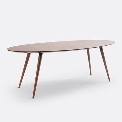 Watford Walnut Elliptical Dining Table (Seats 6-8)