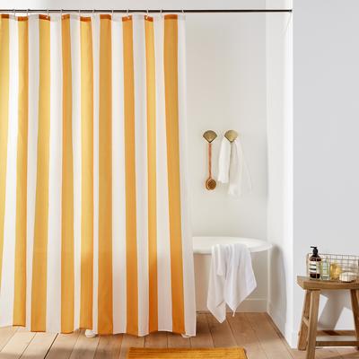 Hendaye Striped Shower Curtain