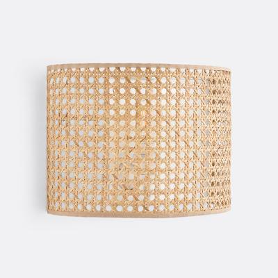 Dolkie Rattan Cane Wall Light