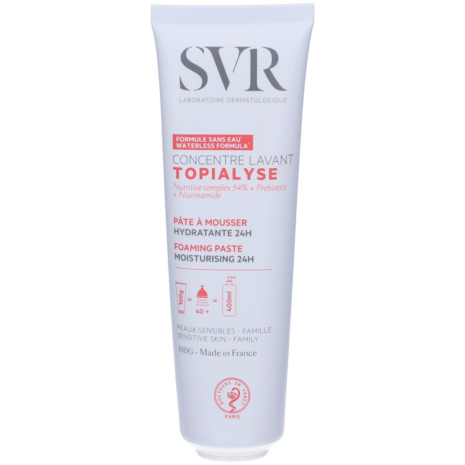 SVR TOPIALYSE Concentré Lavant 100 ml Detergente