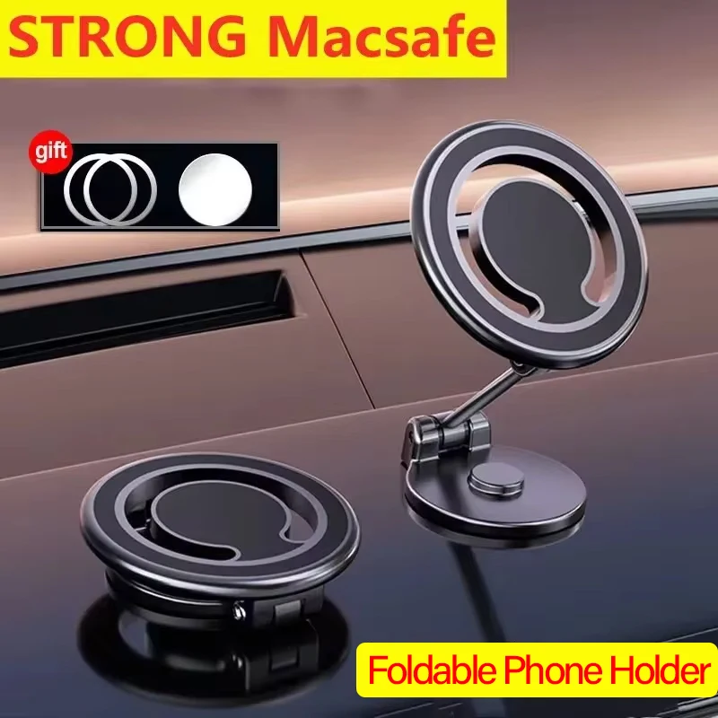Support de téléphone portable magnétique pour voiture, Support magnétique pour Smartphone, pour iPhone 15 14 13 Samsung Xiaomi