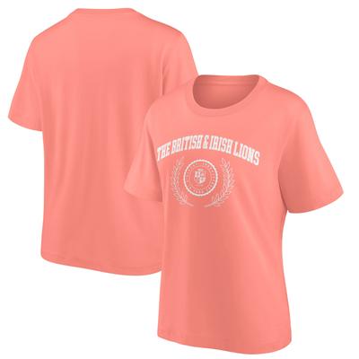 British & Irish Lions Rebel Academia Übergroßes T-Shirt – Koralle – Damen Image