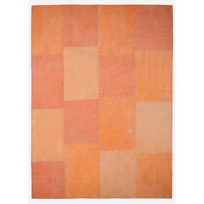 Teppich KAYOOM "Lyrical 110", bunt (multi, orange), B:160cm H:13mm L:230cm, Baumwolle, Teppiche, Handgefertigt, hochwertig verarbeitetes Unikat im Antik-Design Image