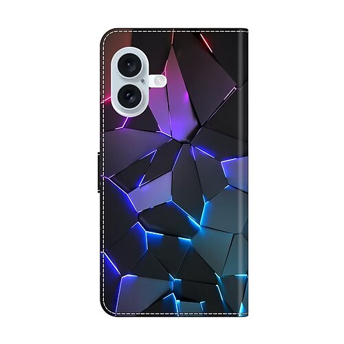 Handy Hülle Handyhüllen Für iPhone 16 15 14 Pro Max Plus 13 12 11 Pro Max Mini Rückseite Mit Ständer Stoßfest Retro PU-Leder Image